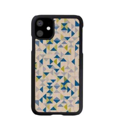 MAN&WOOD SmartPhone case iPhone 11 blue triangle black