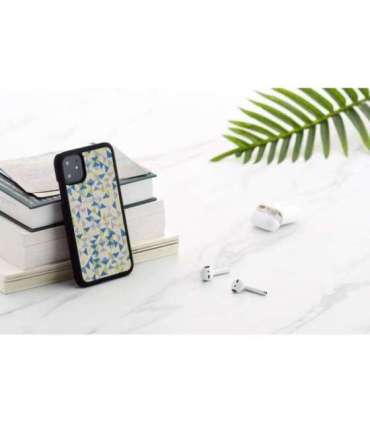 MAN&WOOD SmartPhone case iPhone 11 blue triangle black