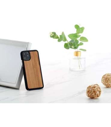 MAN&WOOD SmartPhone case iPhone 11 Pro cappuccino black