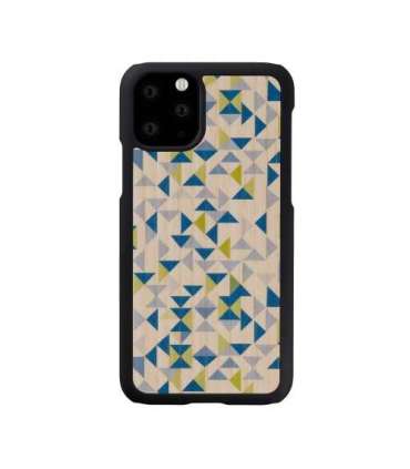 MAN&WOOD SmartPhone case iPhone 11 Pro blue triangle black