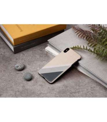 MAN&WOOD SmartPhone case iPhone XS Max gray suit black