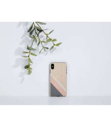 MAN&WOOD SmartPhone case iPhone XS Max pink suit black