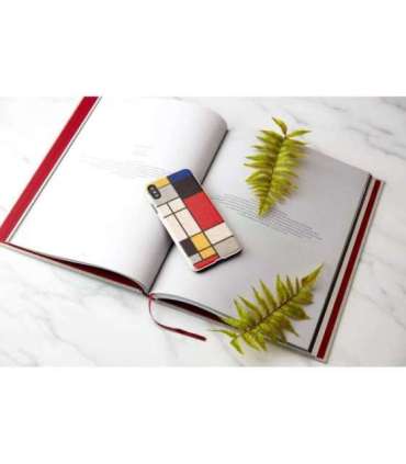 MAN&WOOD SmartPhone case iPhone XS Max modrian wood white