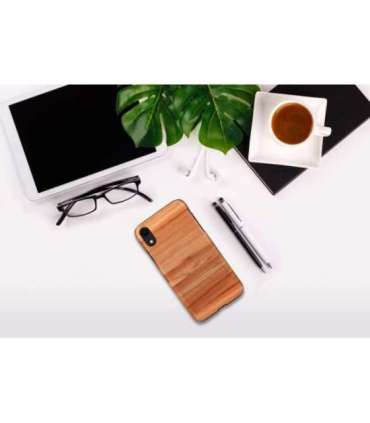 MAN&WOOD SmartPhone case iPhone XR cappuccino black