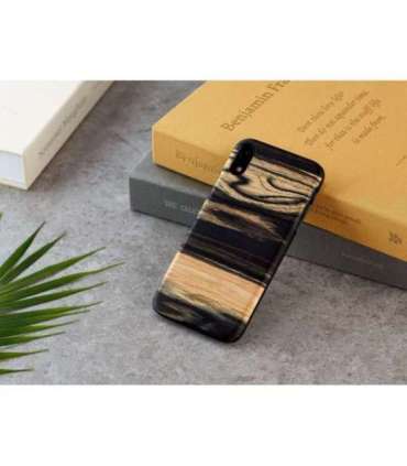MAN&WOOD SmartPhone case iPhone XR white ebony black