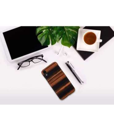 MAN&WOOD SmartPhone case iPhone XR ebony black