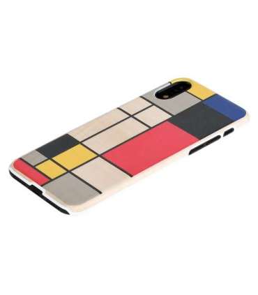 MAN&WOOD SmartPhone case iPhone XR mondrian wood white