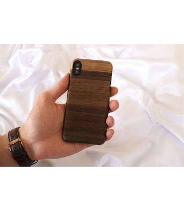 MAN&WOOD SmartPhone case iPhone X/XS fango black