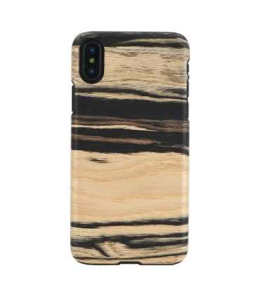 MAN&WOOD SmartPhone case iPhone X/XS white ebony black