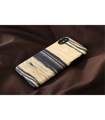 MAN&WOOD SmartPhone case iPhone X/XS white ebony black