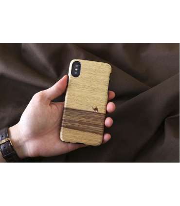 MAN&WOOD SmartPhone case iPhone X/XS terra black