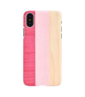 MAN&WOOD SmartPhone case iPhone X/XS pink pie white