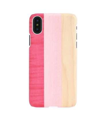 MAN&WOOD SmartPhone case iPhone X/XS pink pie white