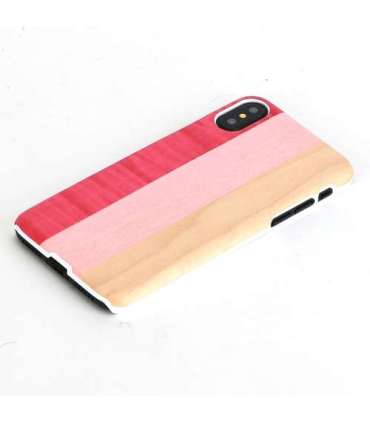 MAN&WOOD SmartPhone case iPhone X/XS pink pie white