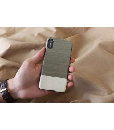 MAN&WOOD SmartPhone case iPhone X/XS einstein black