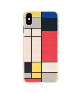 MAN&WOOD SmartPhone case iPhone X/XS modrian wood white