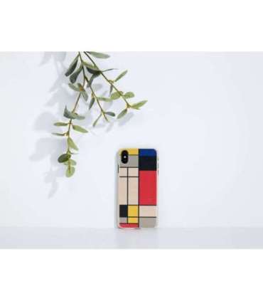 MAN&WOOD SmartPhone case iPhone X/XS modrian wood white