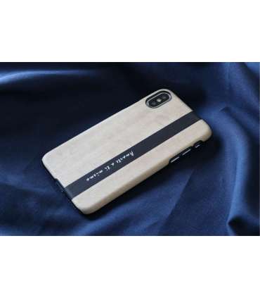 MAN&WOOD SmartPhone case iPhone X/XS diario black