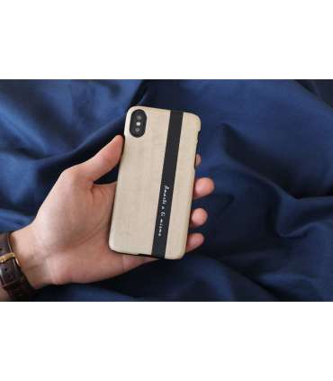 MAN&WOOD SmartPhone case iPhone X/XS diario black