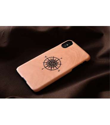 MAN&WOOD SmartPhone case iPhone X/XS compass black