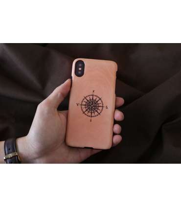 MAN&WOOD SmartPhone case iPhone X/XS compass black