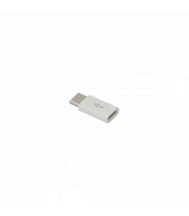Sbox AD.USB-C W Micro USB 2.0 F. - TYPE C M. White