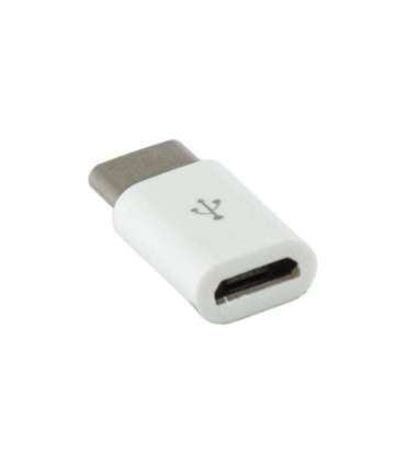 Sbox AD.USB-C W Micro USB 2.0 F. - TYPE C M. White