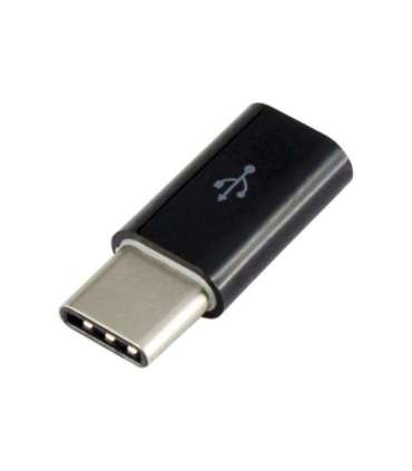 Sbox Micro USB 2.0 F. - TYPE C M. Black AD.USB-C B