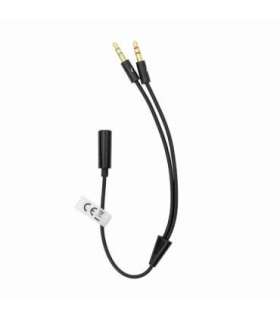 Sbox 35F-2X35M/R 3.5mm F. 4Pin - 2 X 3.5mm M. 3Pin 0.2m