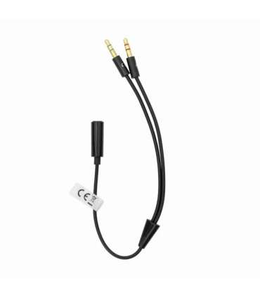 Sbox 35F-2X35M/R 3.5mm F. 4Pin - 2 X 3.5mm M. 3Pin 0.2m