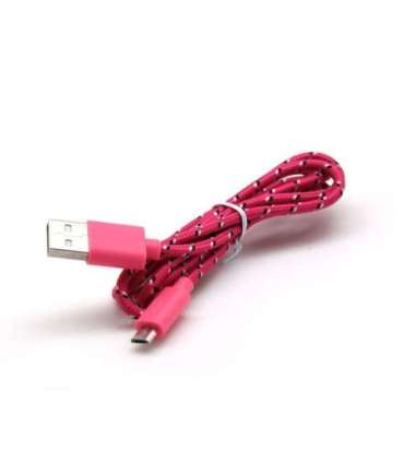 Sbox USB-Micro USB 1M USB-1031P pink