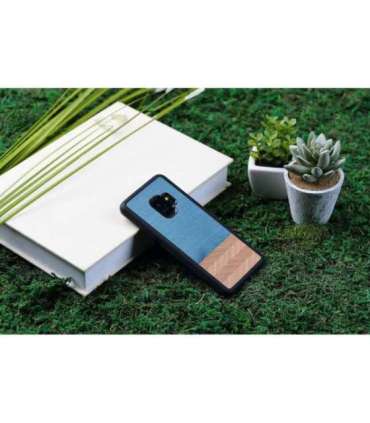 MAN&WOOD SmartPhone case Galaxy S9 denim black