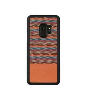 MAN&WOOD SmartPhone case Galaxy S9 browny check black