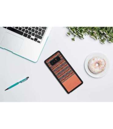 MAN&WOOD SmartPhone case Galaxy Note 8 browny check black