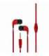 Sbox Stereo Earphones With Microphone EP-038 Red