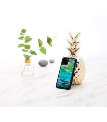 iKins SmartPhone case iPhone 11 Pro water lilies black