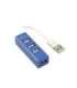 Sbox H-204 USB 4 Ports USB HUB Blueberry Blue