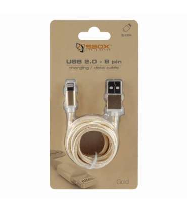 Sbox USB 2.0 8 Pin IPH7-G gold