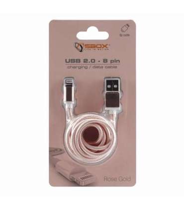 Sbox USB 2.0 8 Pin IPH7-RG rose gold