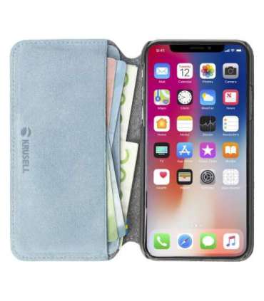 Krusell Broby 4 Card SlimWallet Apple iPhone XS blue