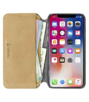 Krusell Broby 4 Card SlimWallet Apple iPhone XS cognac