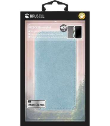 Krusell Broby 4 Card SlimWallet Apple iPhone XS Max light blue