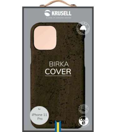 Krusell Birka Cover Apple iPhone 11 Pro dark brown