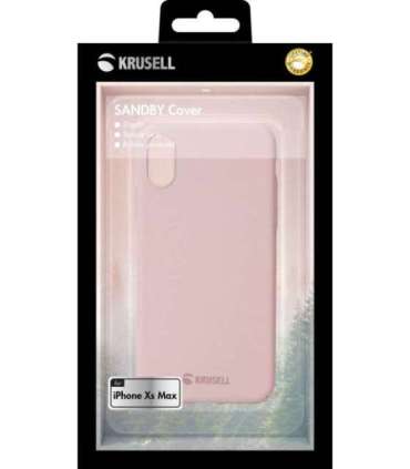 Krusell Sandby Cover Apple iPhone XS Max dusty pink