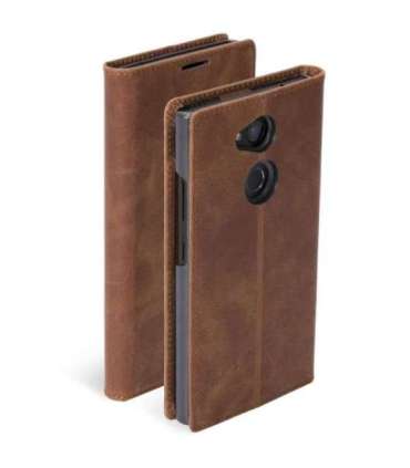 Krusell Sunne 2 Card Foliowallet Sony Xperia L2 vintage cognac