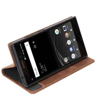 Krusell Sunne 2 Card Foliowallet Sony Xperia L2 vintage cognac