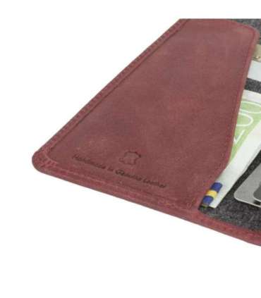 Krusell Sunne 4 Card FolioWallet Apple iPhone XS Max vintage red