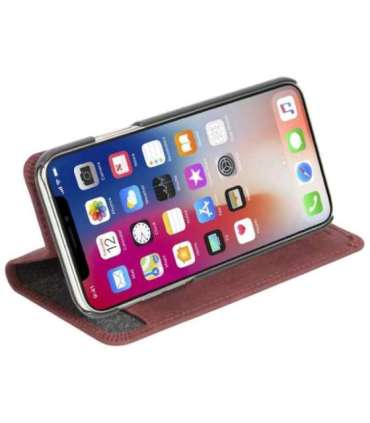 Krusell Sunne 4 Card FolioWallet Apple iPhone XS Max vintage red