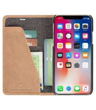 Krusell Sunne 4 Card FolioWallet Apple iPhone XS Max vintage nude
