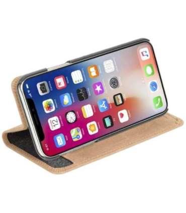 Krusell Sunne 4 Card FolioWallet Apple iPhone XS Max vintage nude